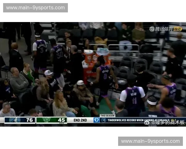 森林狼队双塔同时在场时空间效率不足 戈贝尔防守覆盖面积较上季有所缩水